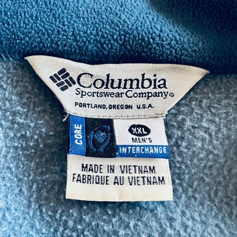 Columbia Men's 2XL Blue Fleece Core Jacket - Picture 5 of 9